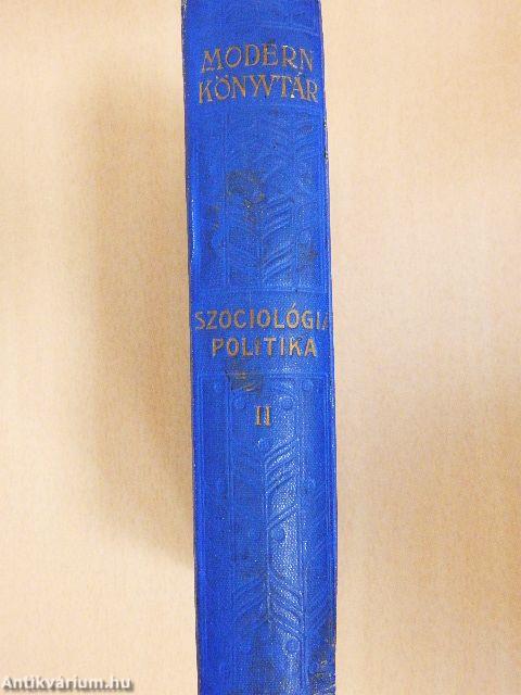 Szociológia, politika II.
