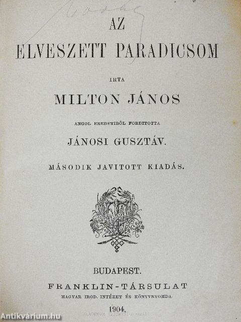 Az elveszett paradicsom