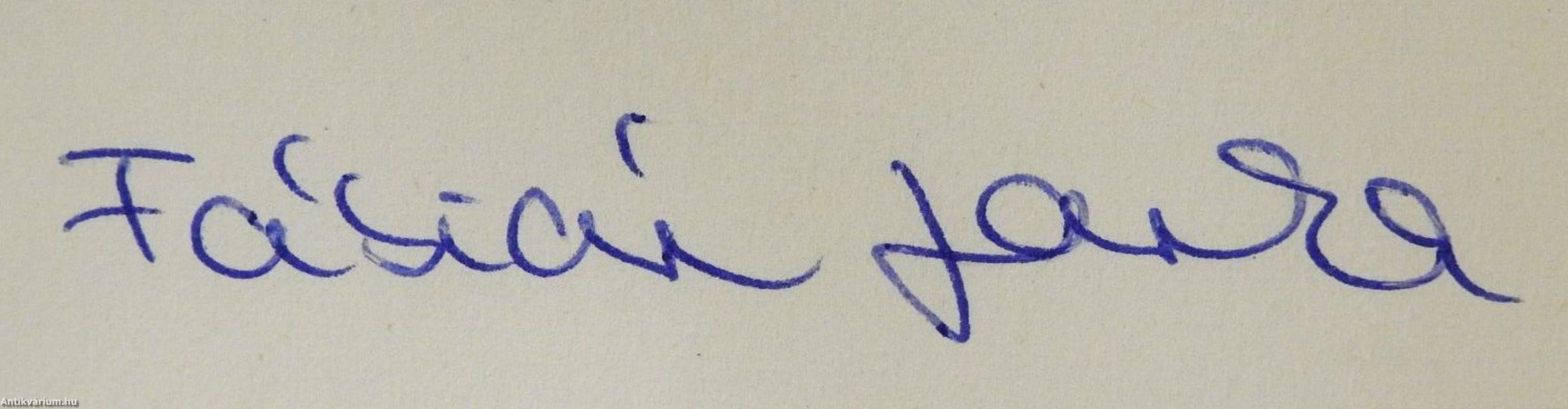 A német lány (dedikált példány)