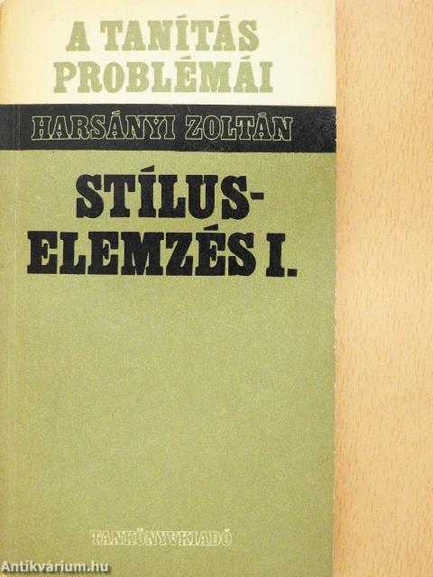 Stíluselemzés I-III. (dedikált példány)
