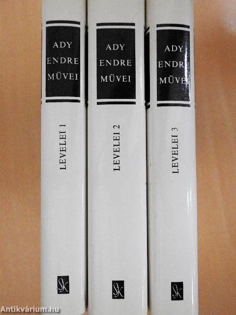 Ady Endre levelei 1-3.