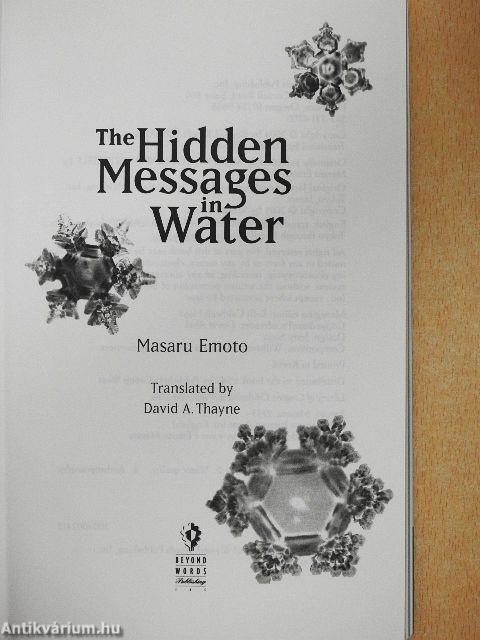 The Hidden Messages in Water