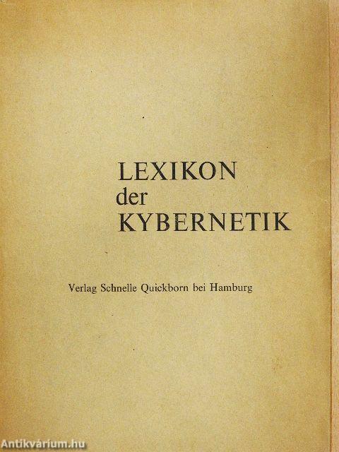 Lexikon der Kybernetik