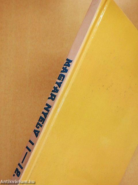 Magyar nyelv a 11-12. osztályok számára