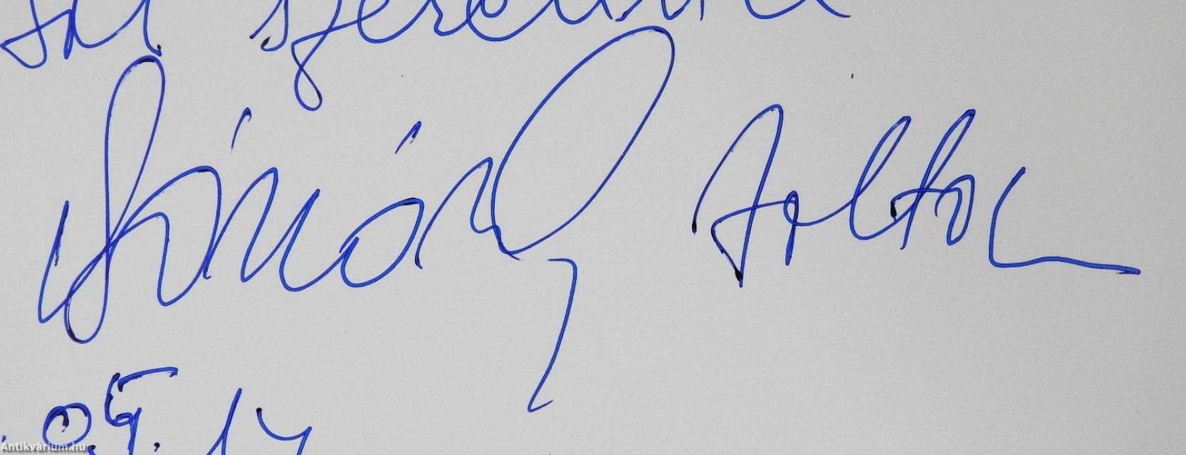 Az irgalom ellipszise (dedikált példány)