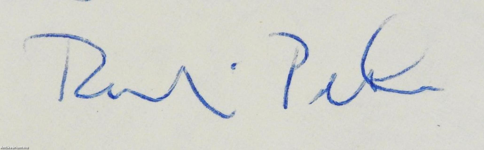A Lusitania elsüllyesztése (dedikált példány)