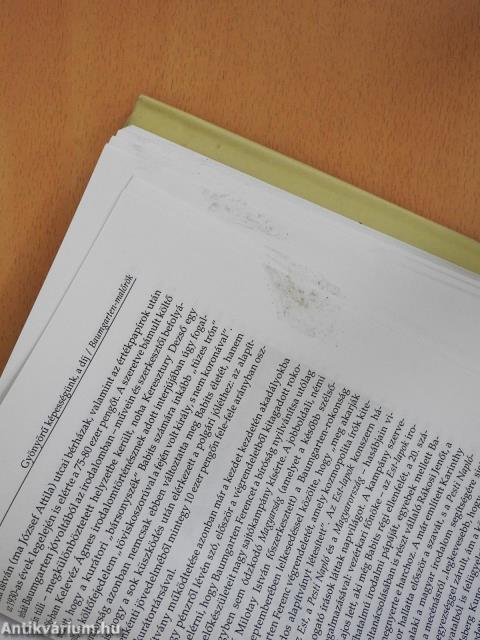 A múlt szövedéke (dedikált példány)