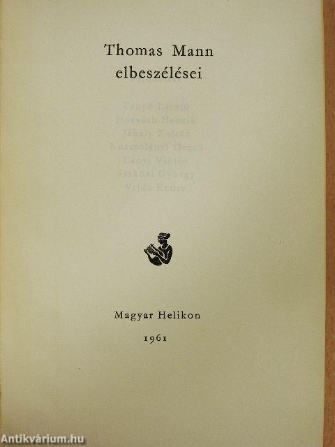 Thomas Mann elbeszélései
