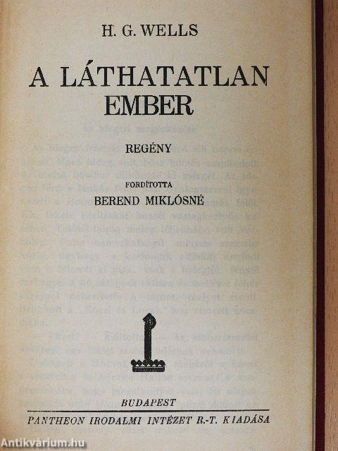 "20 kötet H. G. Wells Reprezentatív Regénysorozatából (nem teljes sorozat)"