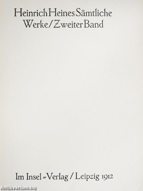 Heinrich Heines Sämtliche Werke II.