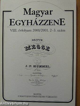 Magyar Egyházzene 2000/2001 2-3.