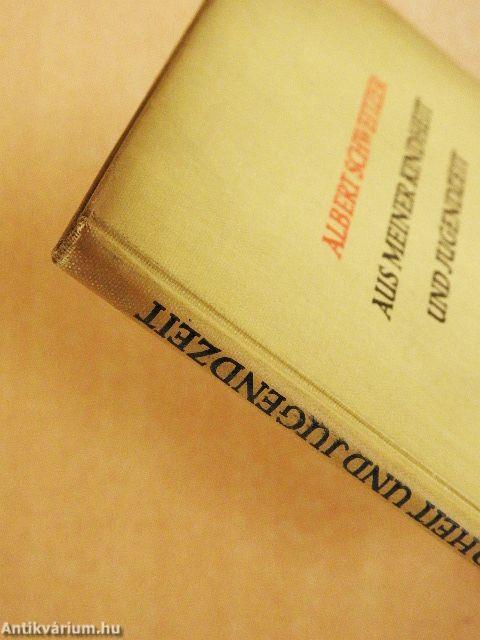 Aus meiner Kindheit und Jugendzeit