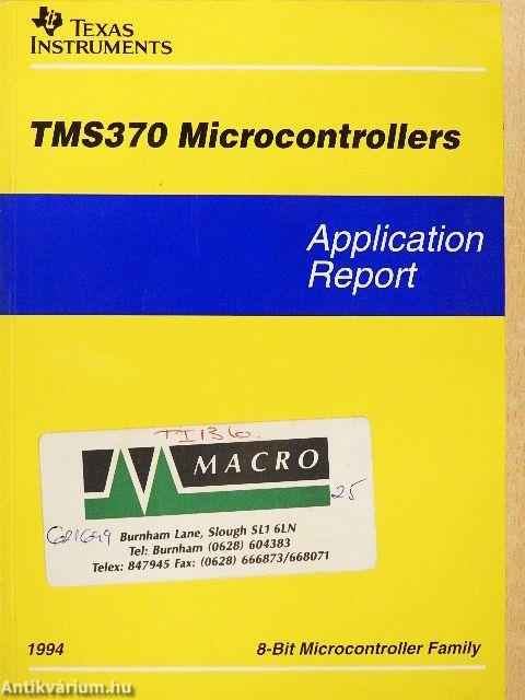 TMS370 Microcontrollers Application Report