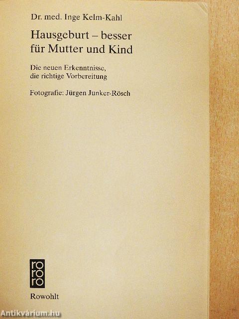 Hausgeburt - besser für Mutter und Kind