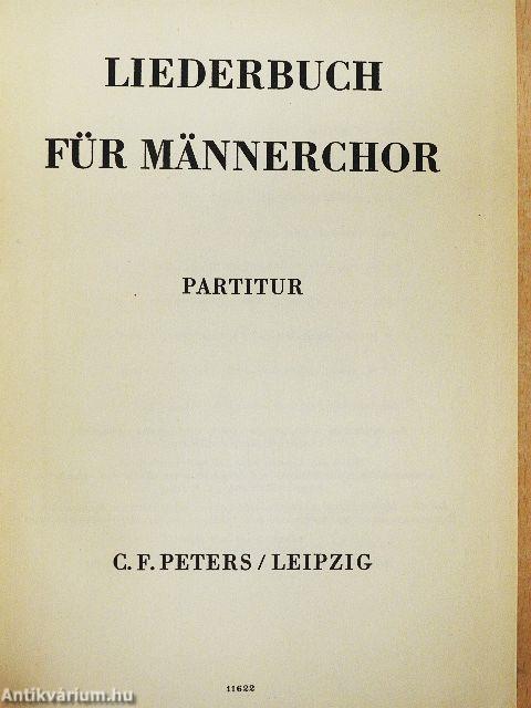 Liederbuch für Männerchor