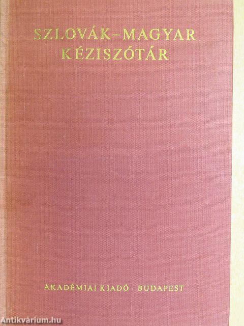 Szlovák-magyar kéziszótár