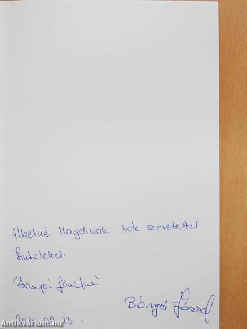 Életem története (kétszeresen dedikált példány)