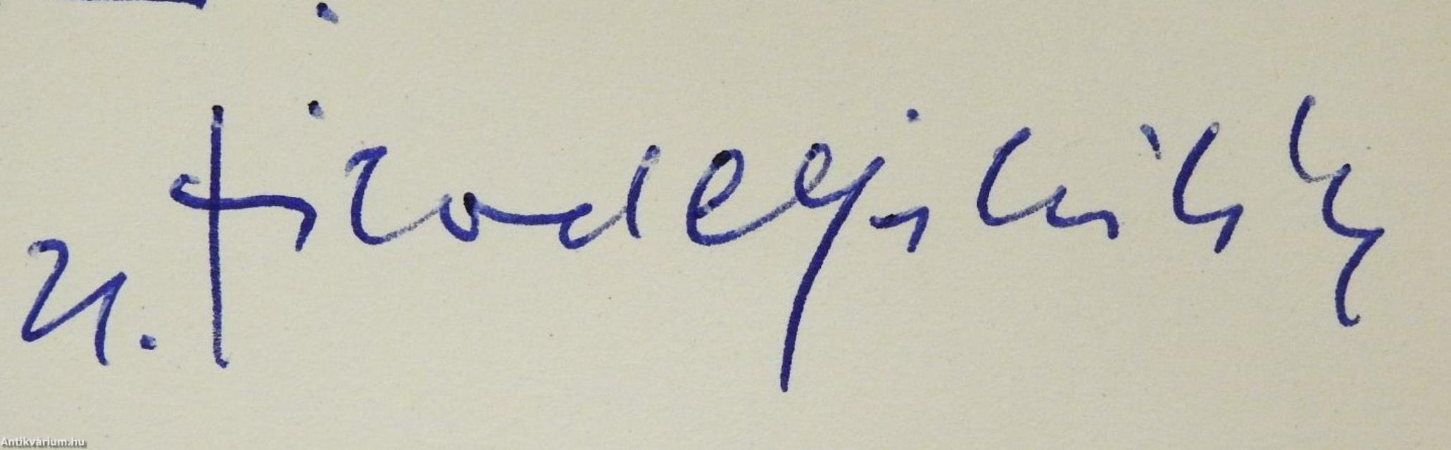 Örvények fölött (dedikált példány)