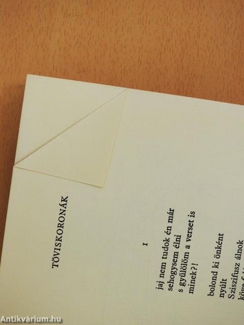 Örvények fölött (dedikált példány)