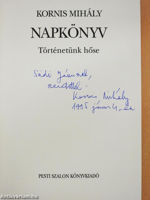 Napkönyv (dedikált példány)
