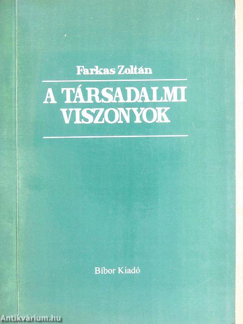 A társadalmi viszonyok
