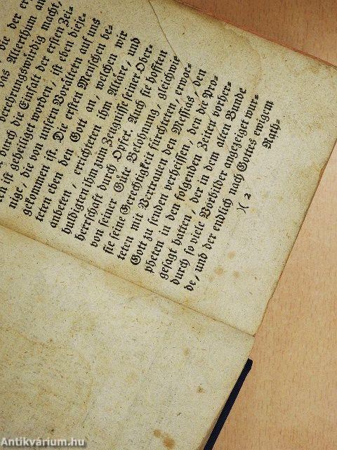 Des herrn Abts Claudius Fleury historischer Katechismus I-II. (gótbetűs)