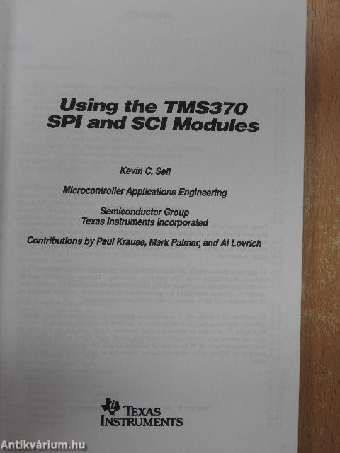 TMS370 Microcontrollers Application Report