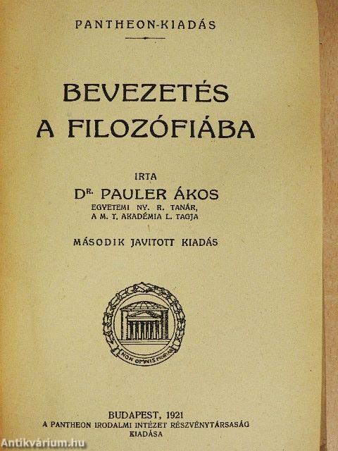 Bevezetés a filozófiába