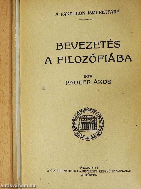 Bevezetés a filozófiába