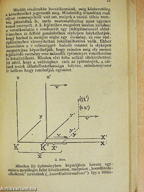 A különleges és az általános relativitás elmélete a nagyközönség számára