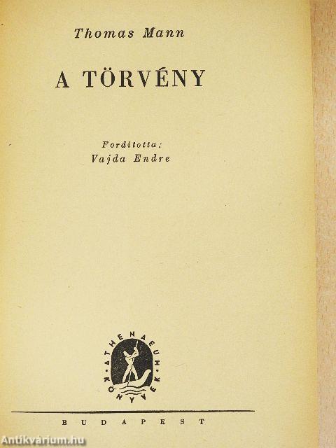 A törvény