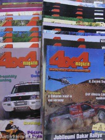 4x4 Magazin 1997-2003. (vegyes számok, 25 db)