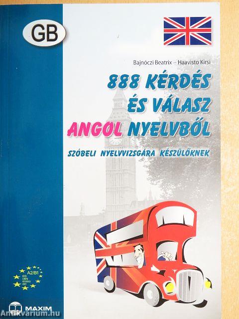 888 kérdés és válasz angol nyelvből