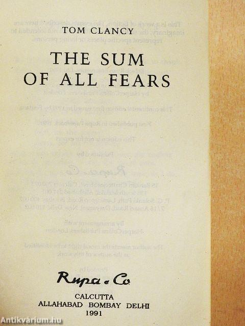 The Sum of All Fears
