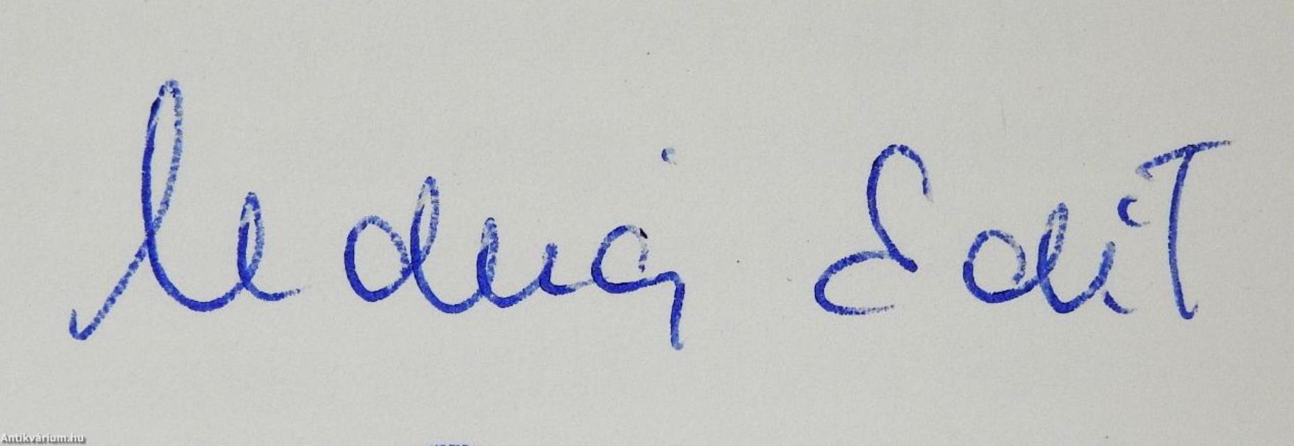 Előhívások (dedikált példány)