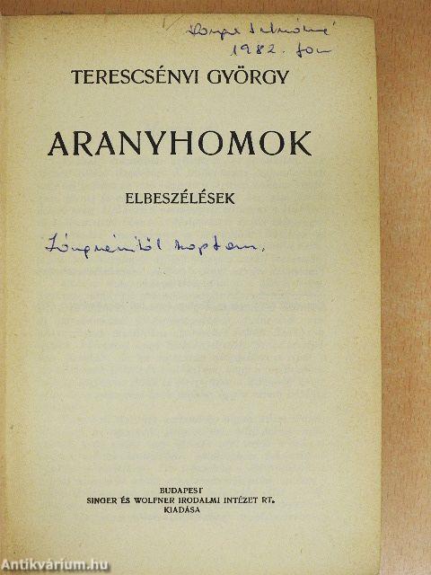 Aranyhomok