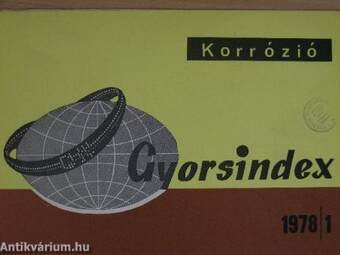 Gyorsindex-Korrózió 1978. január-december