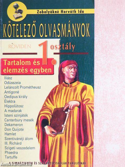 Kötelező olvasmányok röviden - 1. osztály