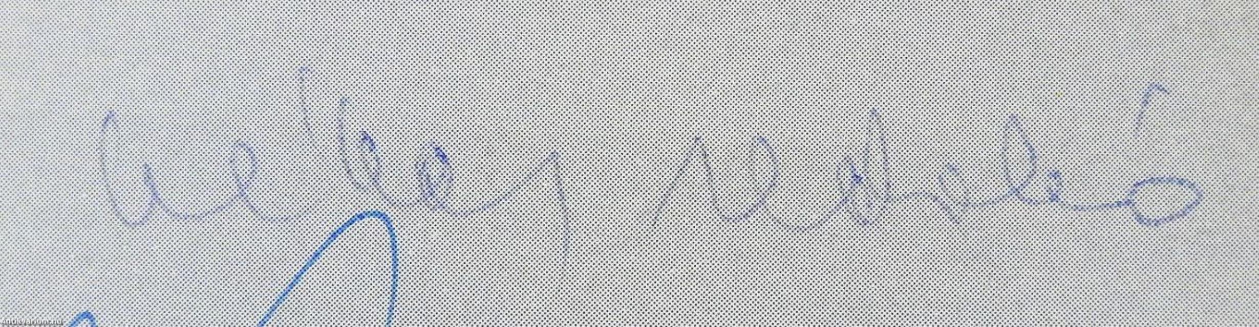 Borkönyv (kétszeresen dedikált példány)