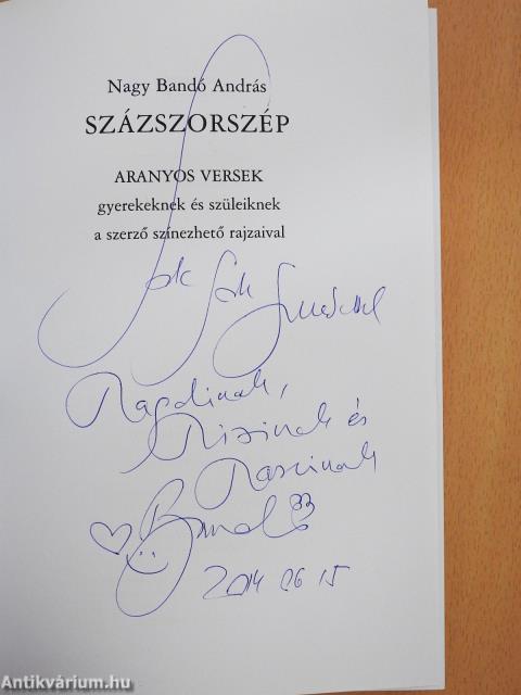 Százszorszép (dedikált példány)