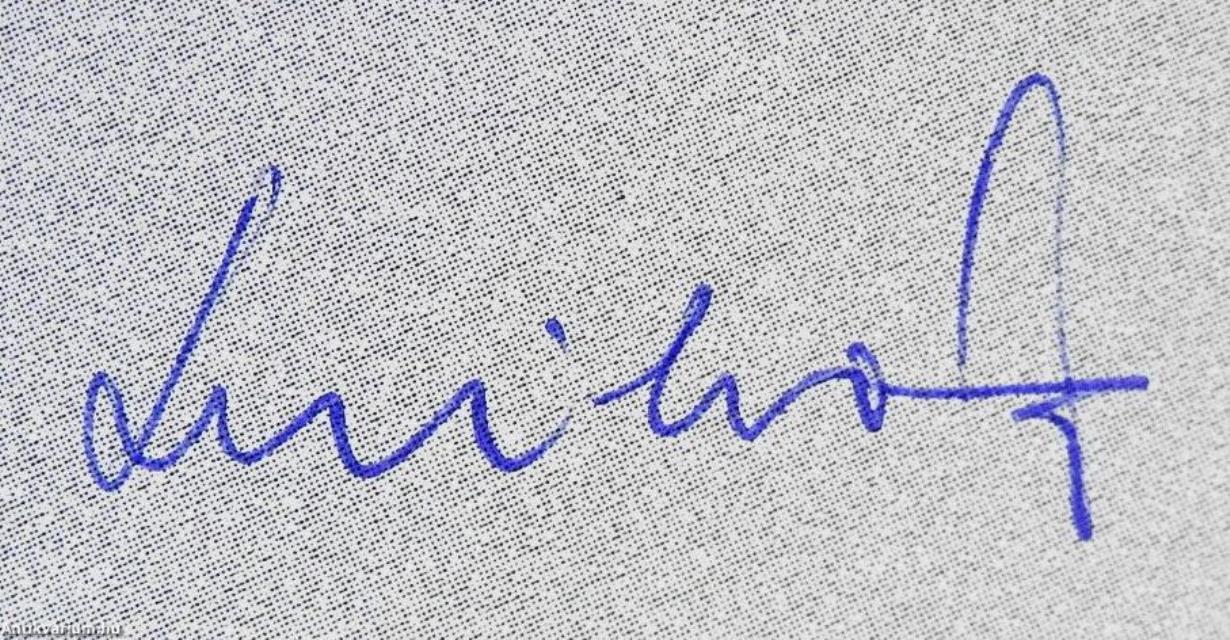 A cementipar története (többszörösen aláírt példány)