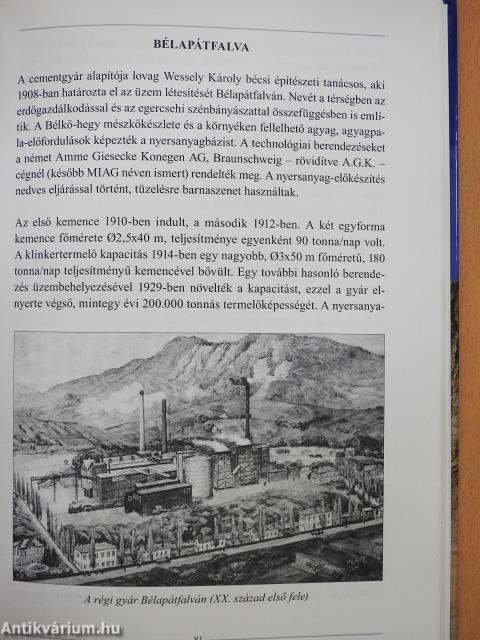 A cementipar története (többszörösen aláírt példány)