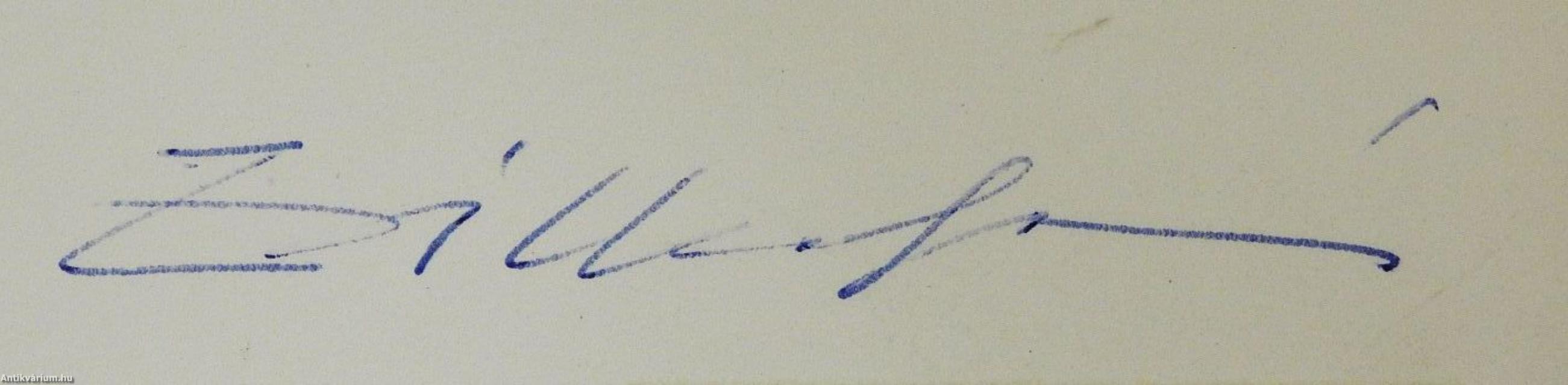 A jelentés szerkezete (aláírt példány)