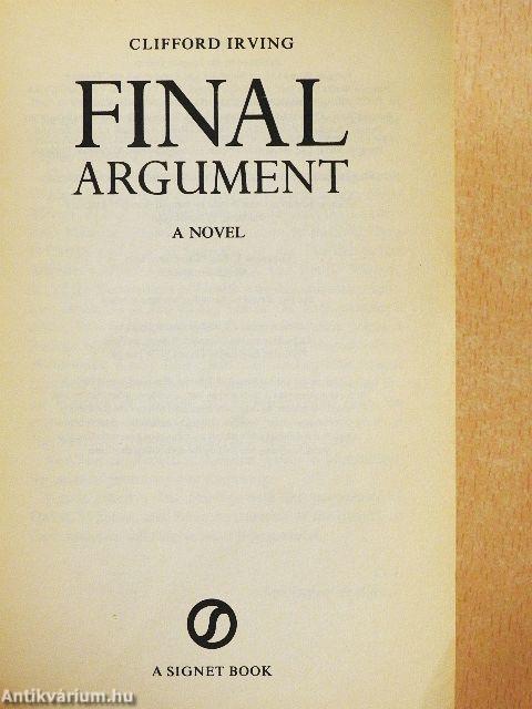 Final Argument
