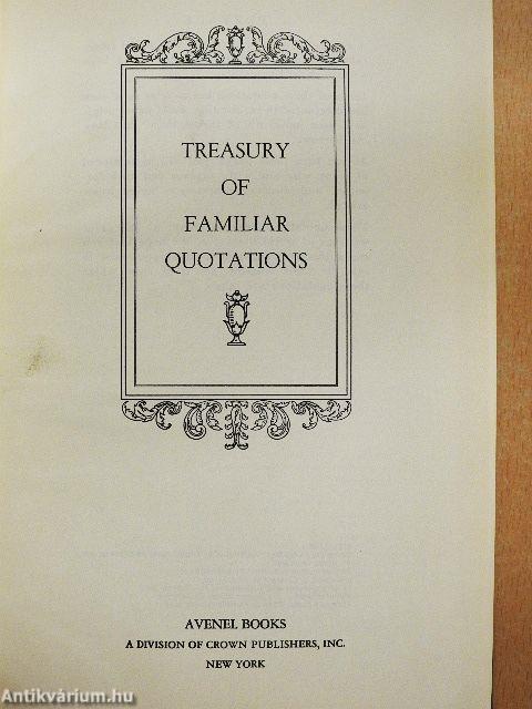 Treasury of Familiar Quotations