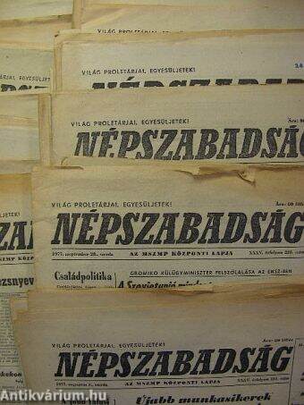 Népszabadság 1977-1978. (vegyes számok) (33 db)