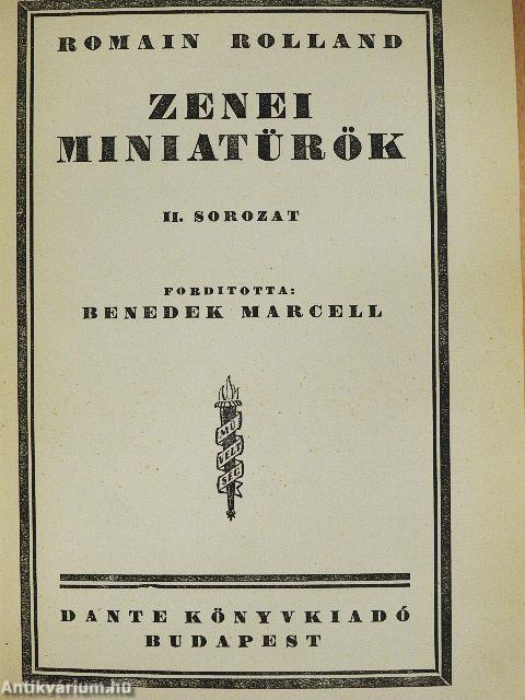 Zenei miniatürök I-II.