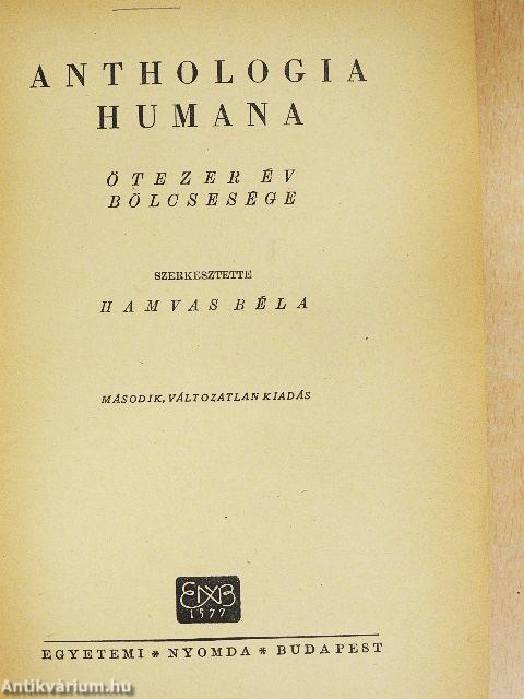 Anthologia humana