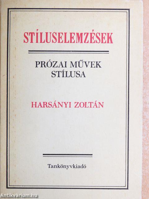 Stíluselemzések