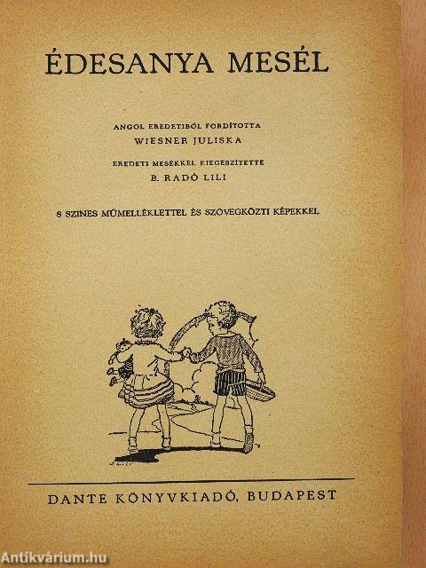 Édesanya mesél (rossz állapotú)